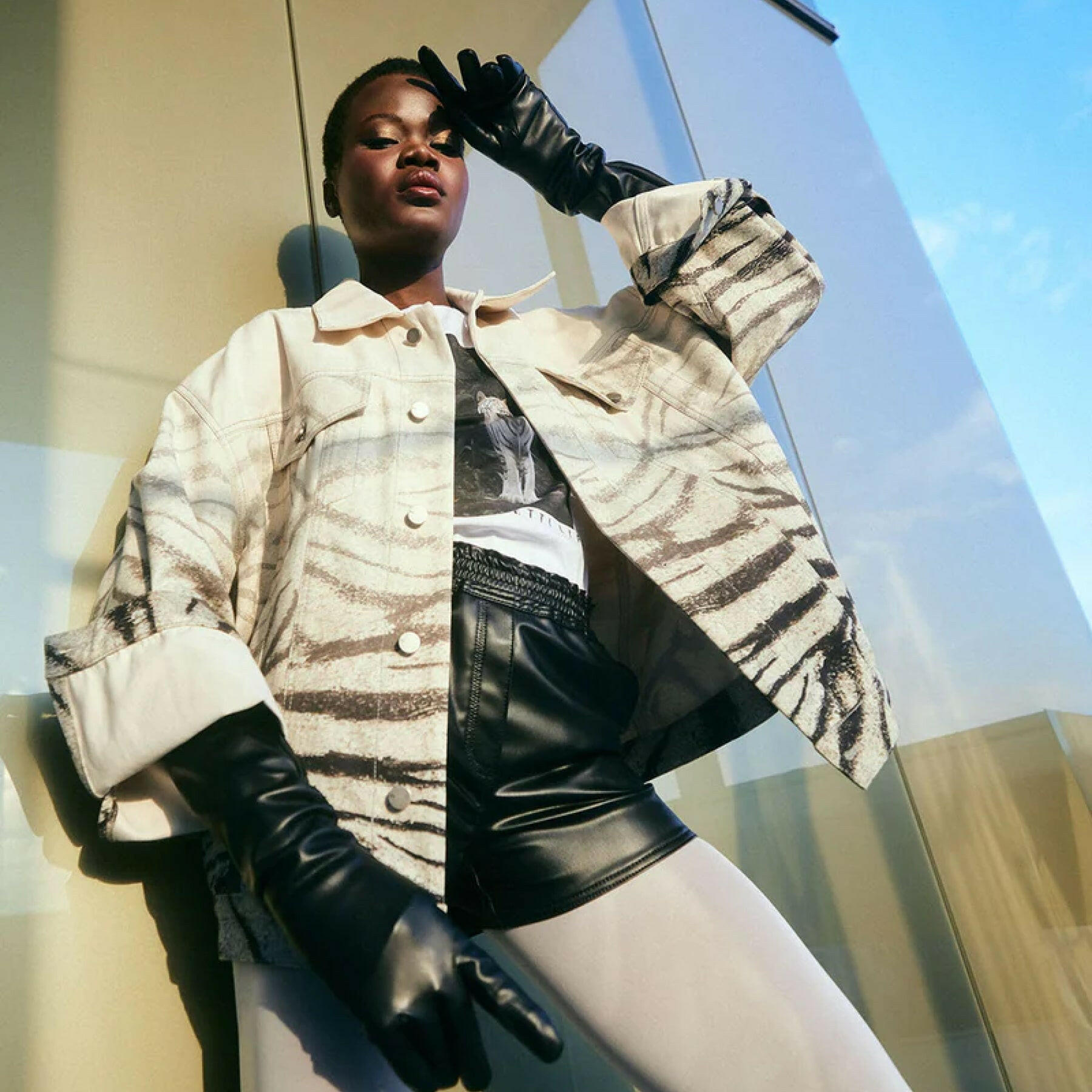 WHITE TIGER JEANS ORGANIC JACKET - Benedetti Life - .