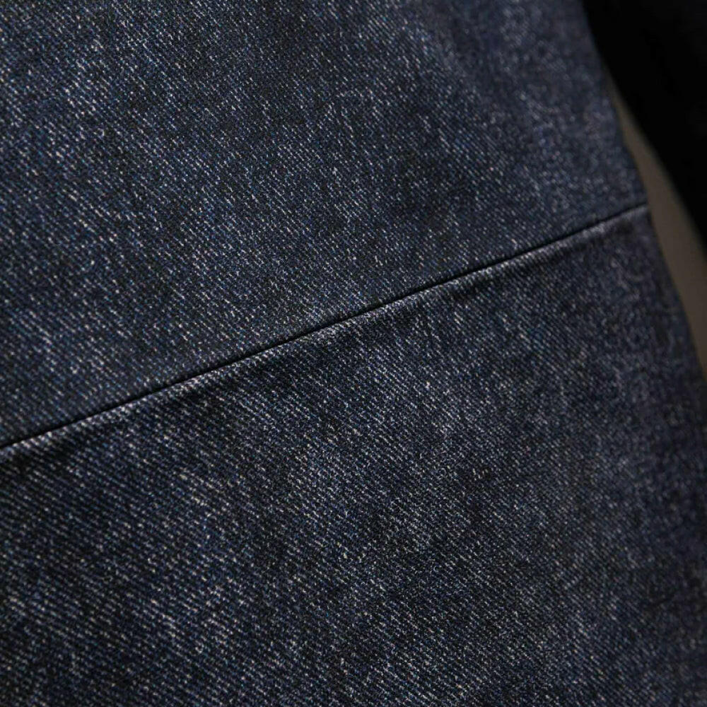 Leather Denim Jeans - Cassell - Pants.