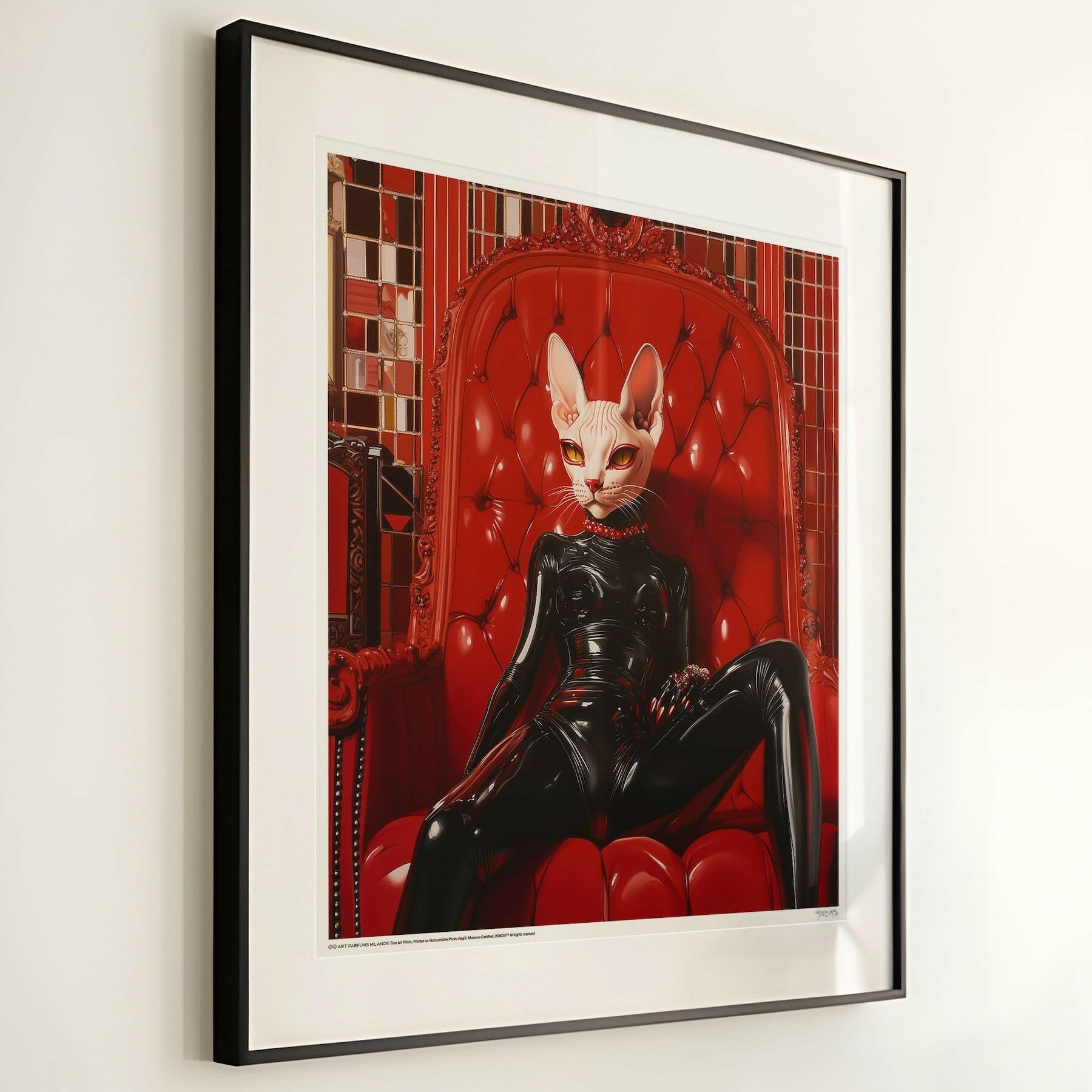 Feline Rouge #1 - Art & Parfums - Fine Art.