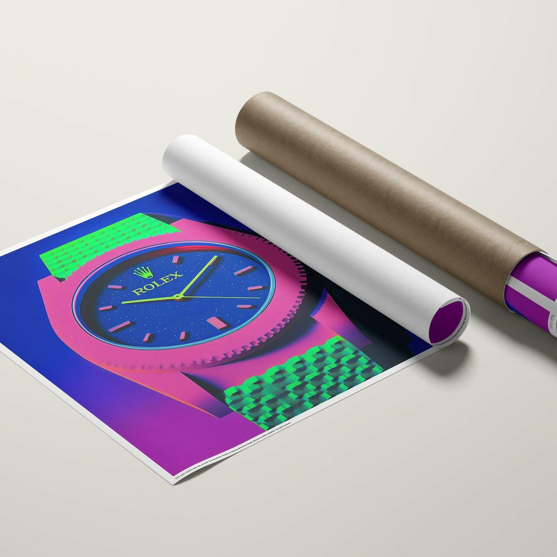 Rolex Wave #1 - Art & Parfums - Fine Art.