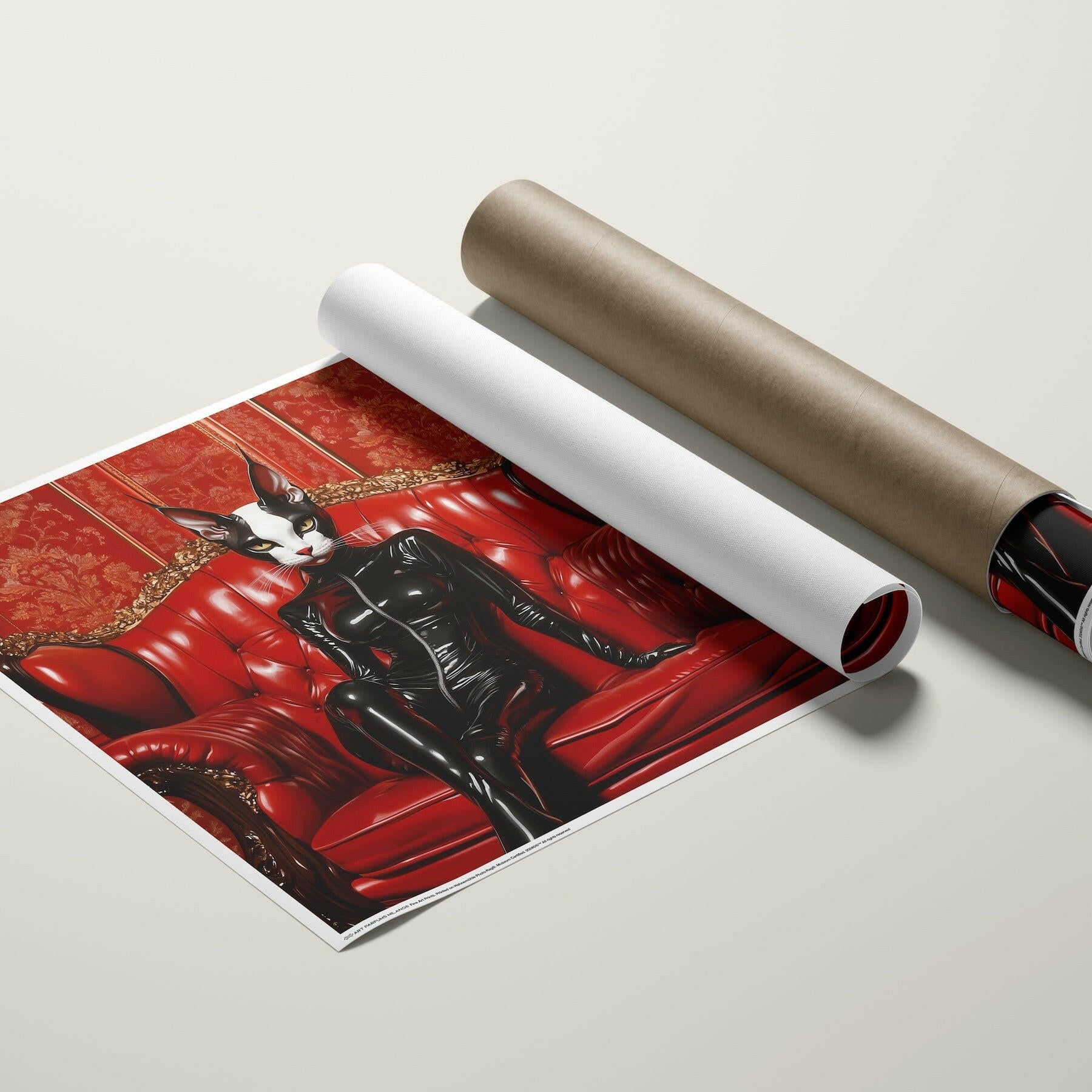 Feline Rouge #2 - Art & Parfums - Fine Art.