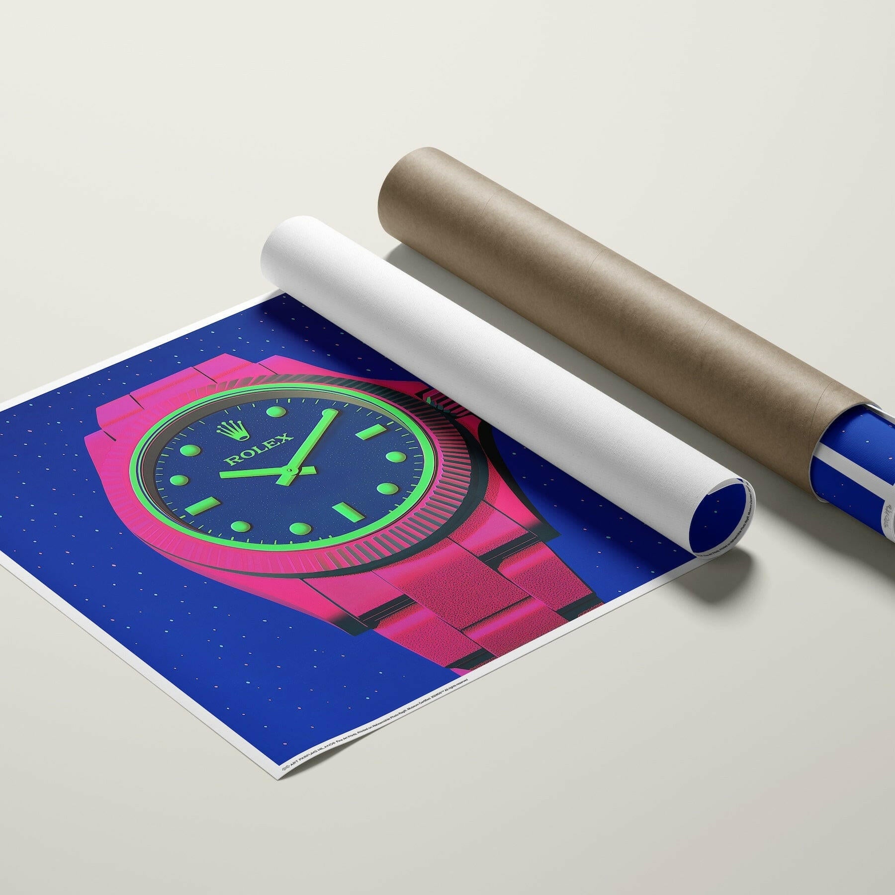 Rolex Wave #3 - Art & Parfums - Fine Art.