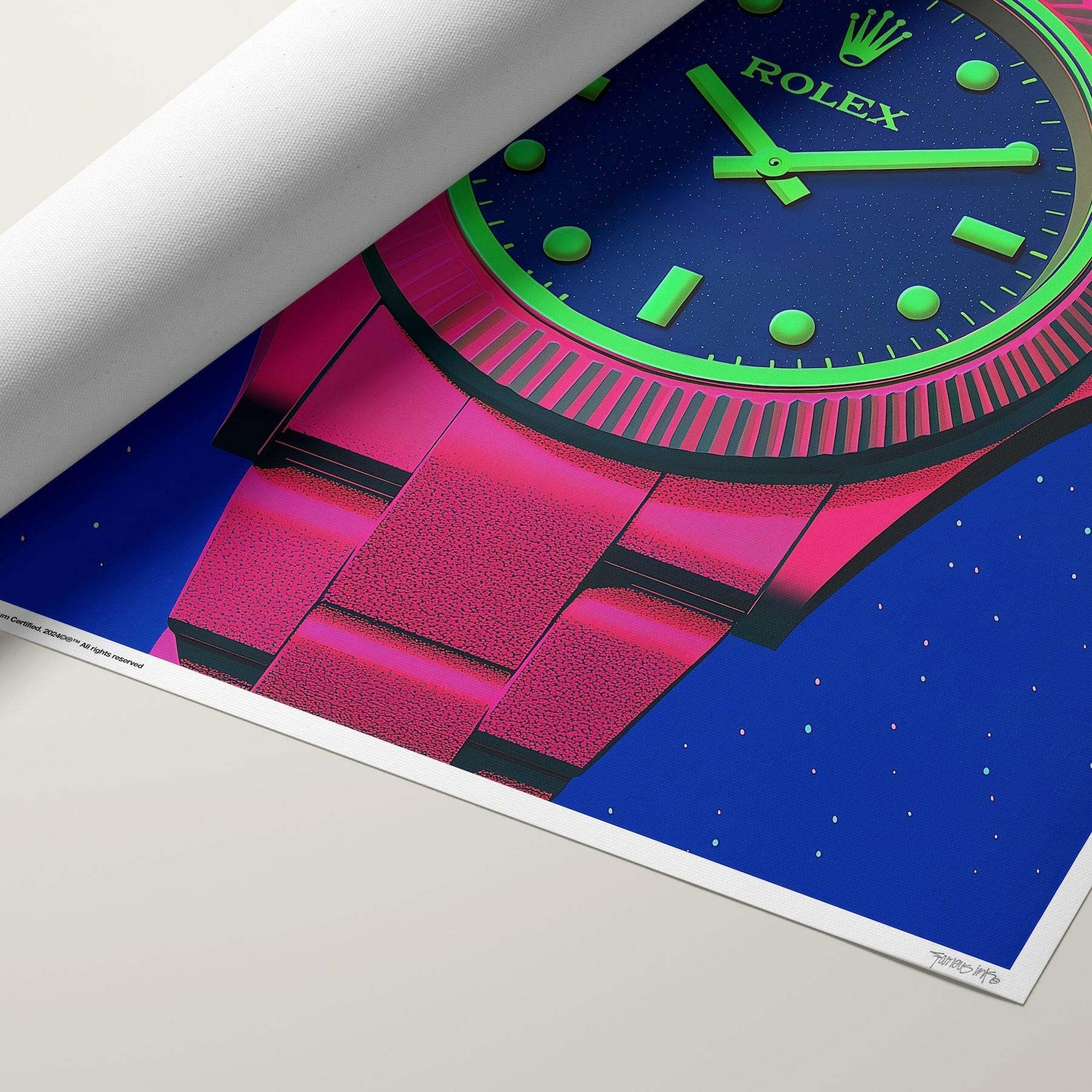 Rolex Wave #3 - Art & Parfums - Fine Art.