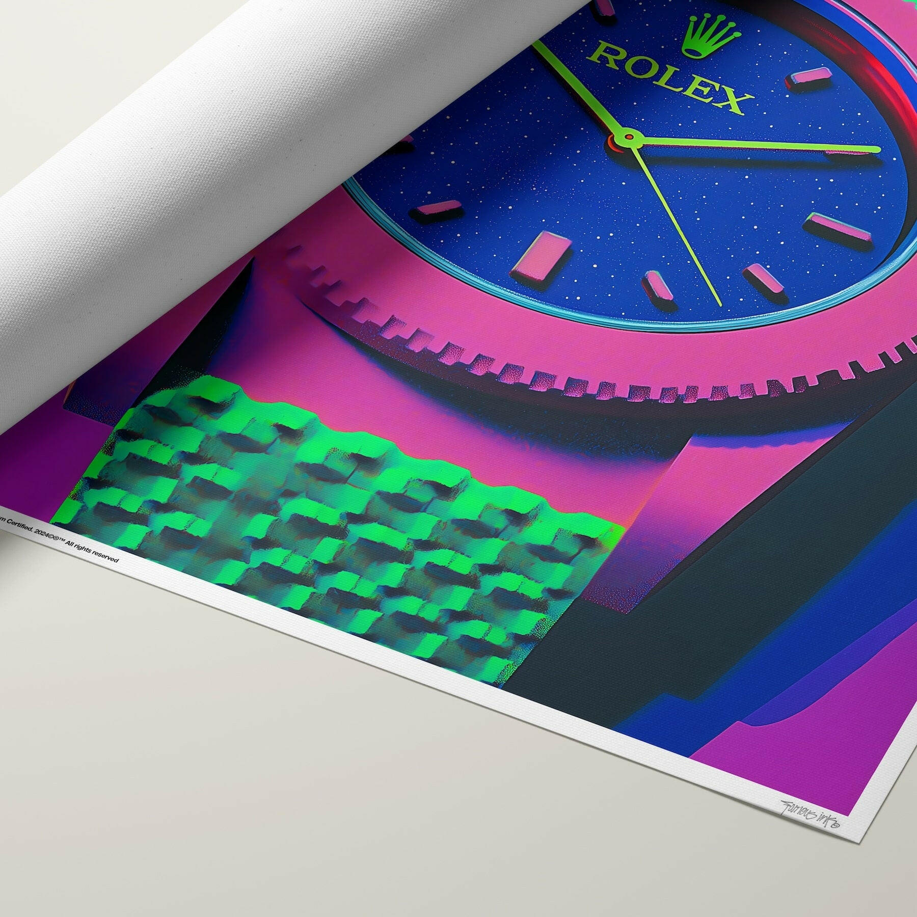 Rolex Wave #1 - Art & Parfums - Fine Art.