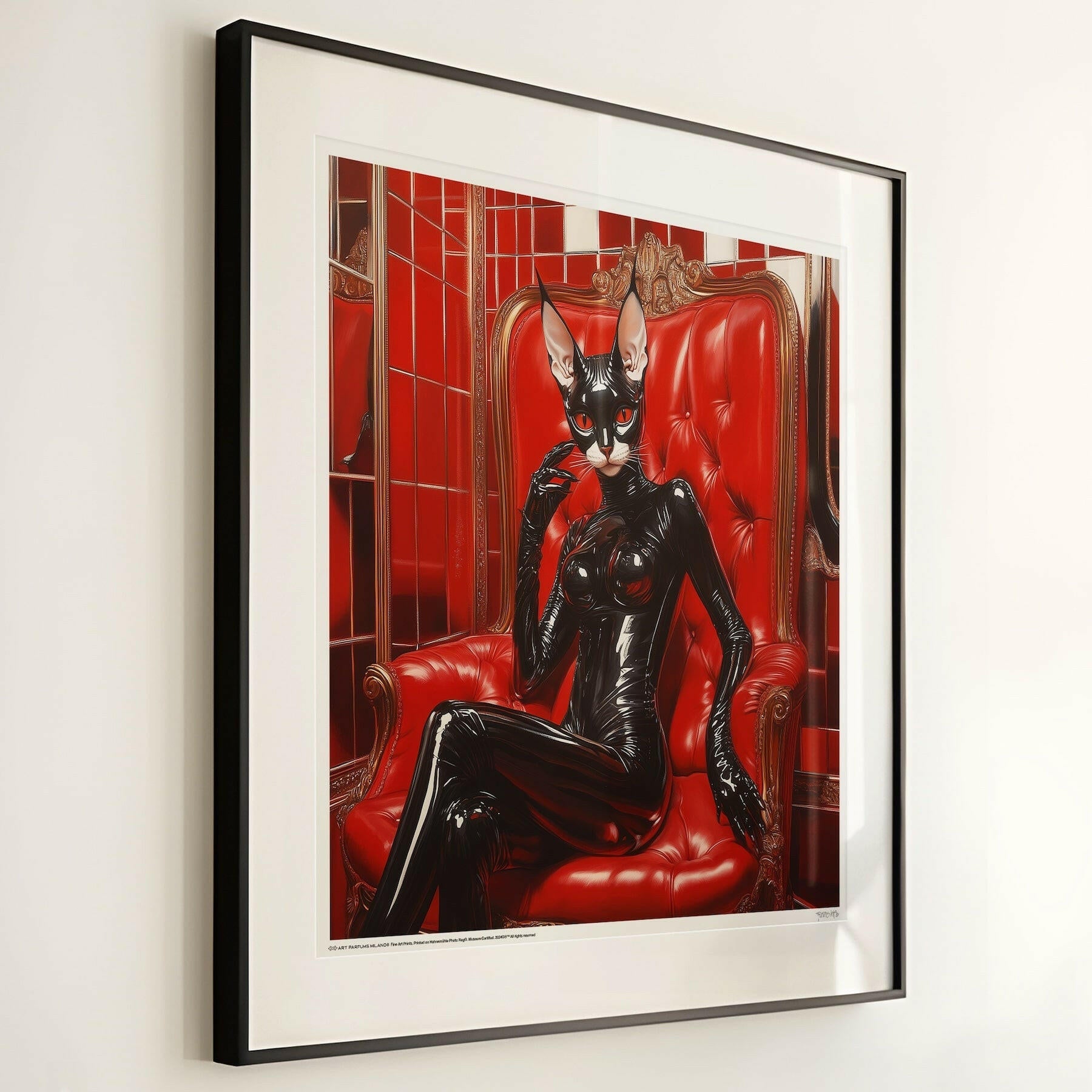 Feline Rouge #3 - Art & Parfums - Fine Art.
