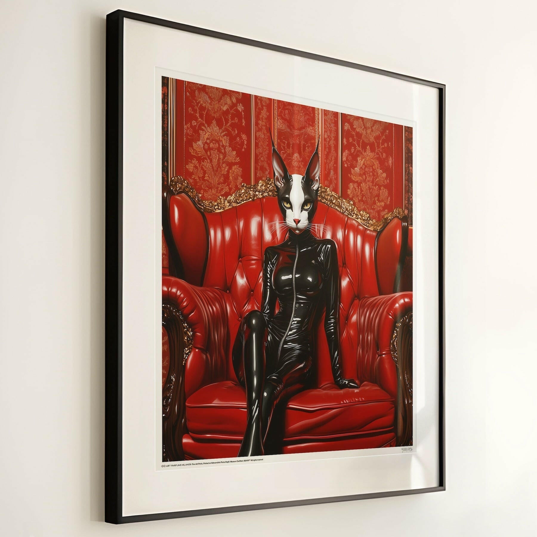 Feline Rouge #2 - Art & Parfums - Fine Art.