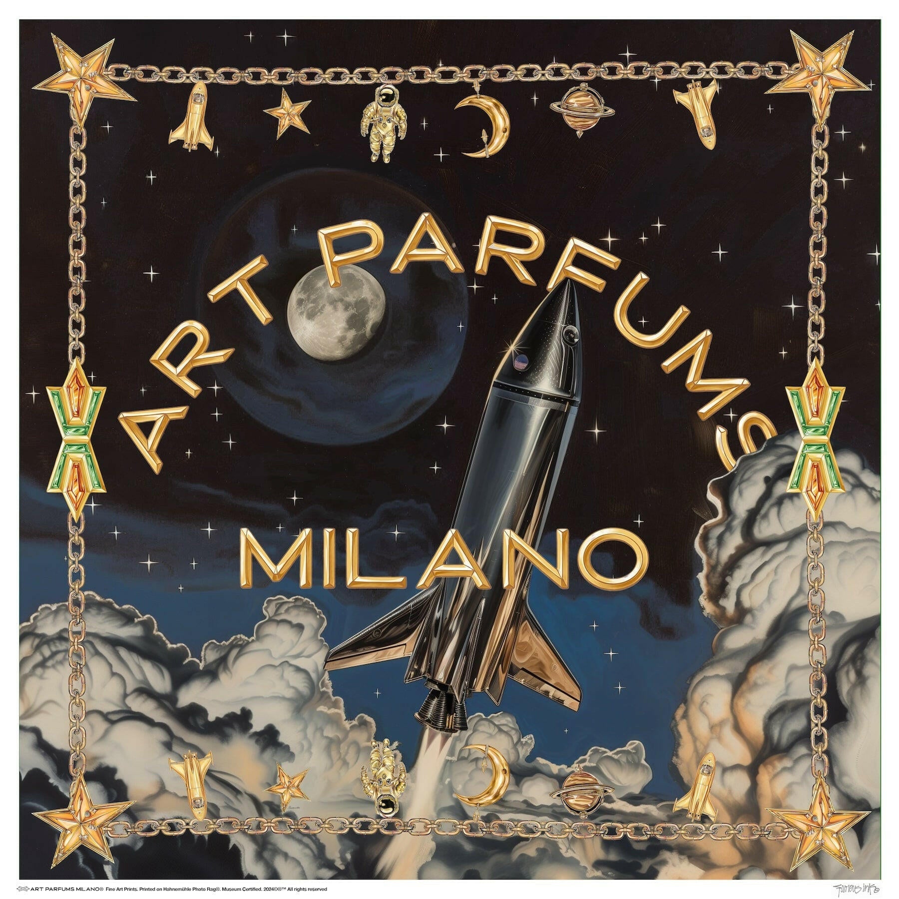 The Moon - Art & Parfums - Fine Art.