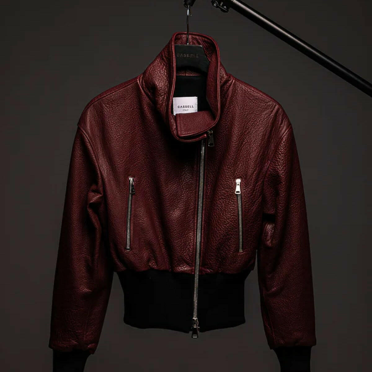 Biker NZ Burgundi -  Cassell -  Jacket.