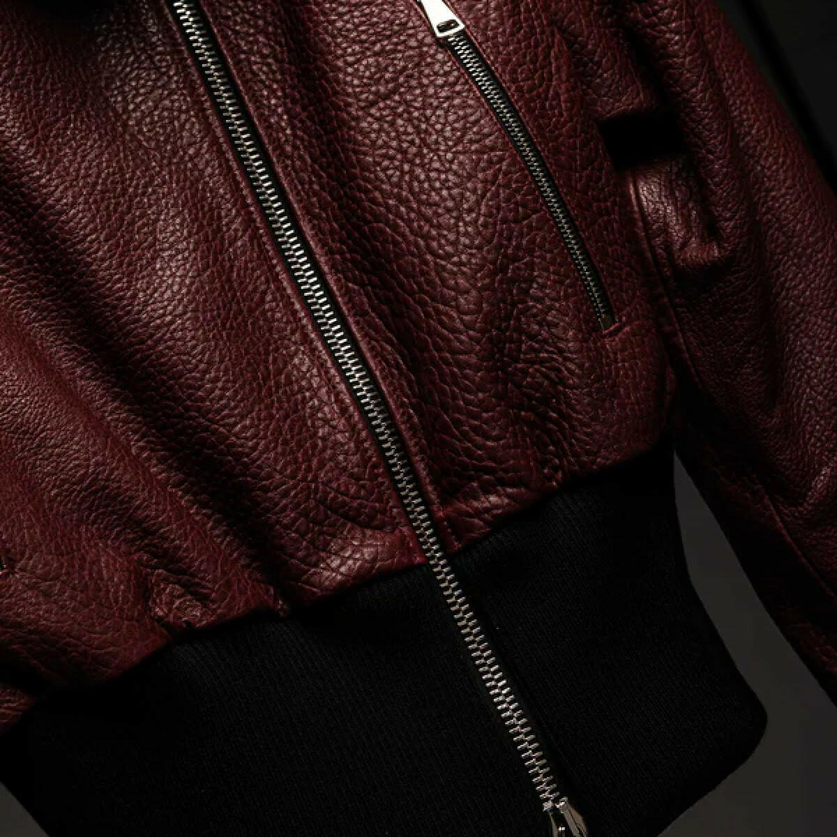 Biker NZ Burgundi -  Cassell -  Jacket.