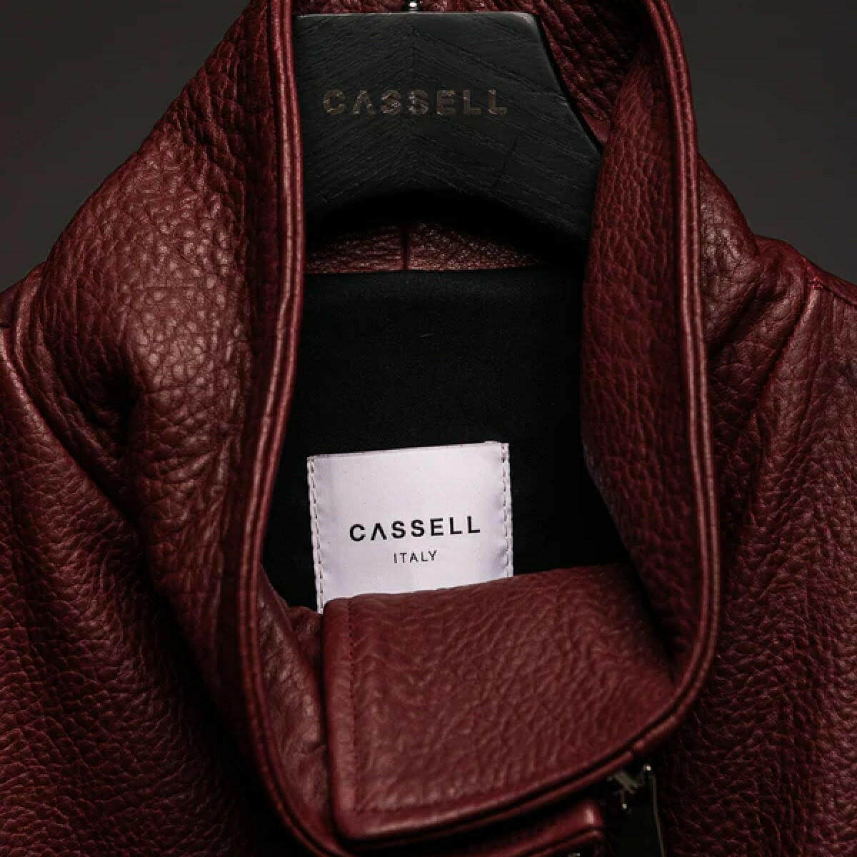 Biker NZ Burgundi -  Cassell -  Jacket.