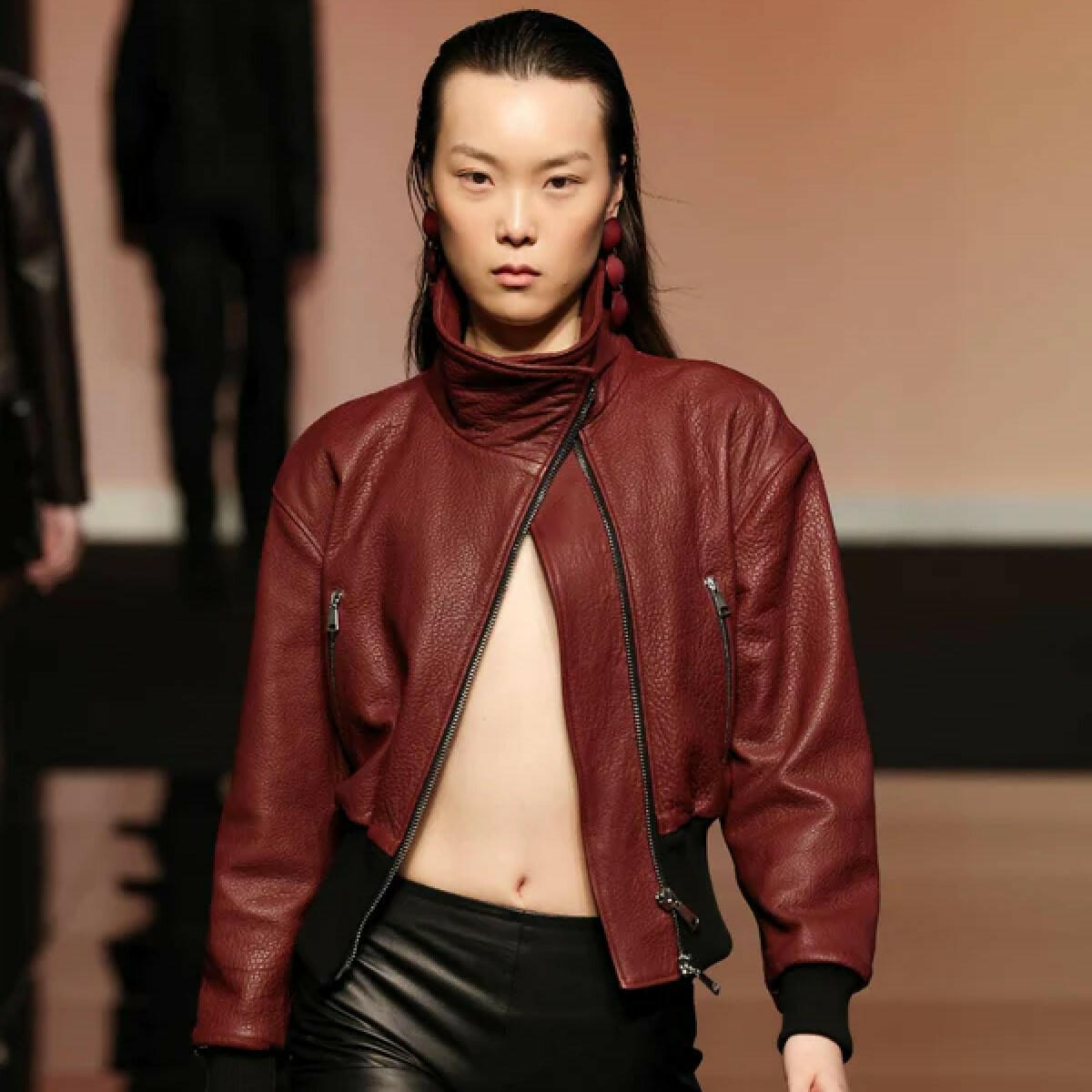Biker NZ Burgundi -  Cassell -  Jacket.