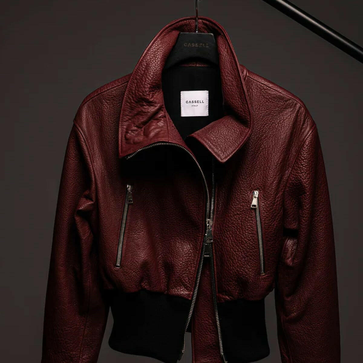 Biker NZ Burgundi -  Cassell -  Jacket.